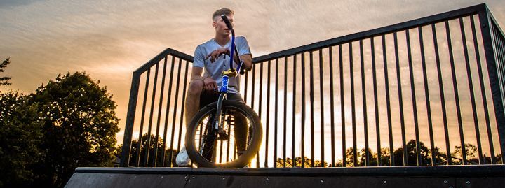 slopestyle bike riding slopestyle bike riding