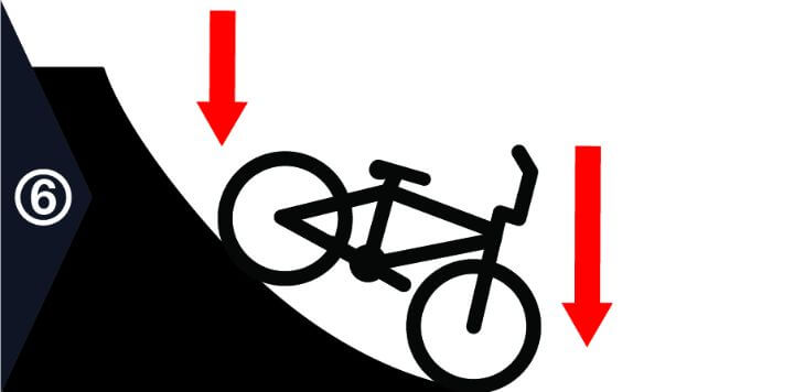 landing a bike jump landing a bike jump