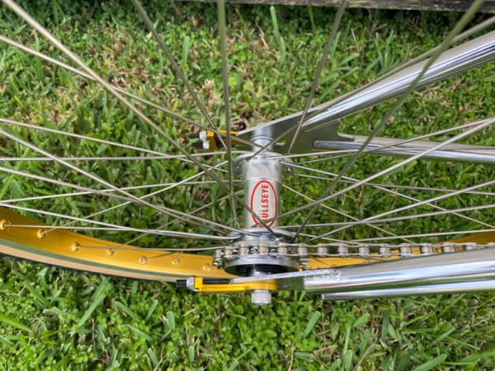 rear wheel of rare patterson racing wheel rear wheel of rare patterson racing wheel