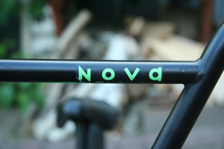 front of the white nova bmx front of the white nova bmx