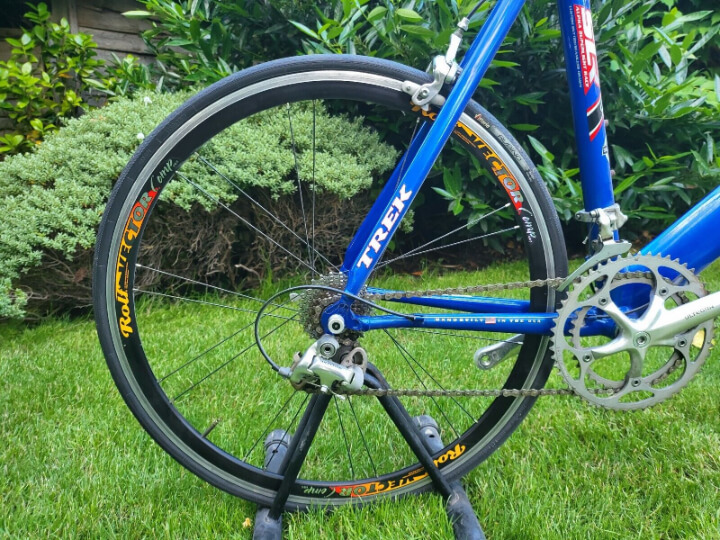 rear wheel of the trek 1000 road bike rear wheel of the trek 1000 road bike